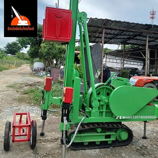 รับตอกเสาเข็มไมโครไพล์และประกอบปั้นจั่นเล็ก - รัตน์ตชัยไมโครไพล์ - ปั้นจั่นเล็ก ตอกเสาเข็มไมโครไพล์